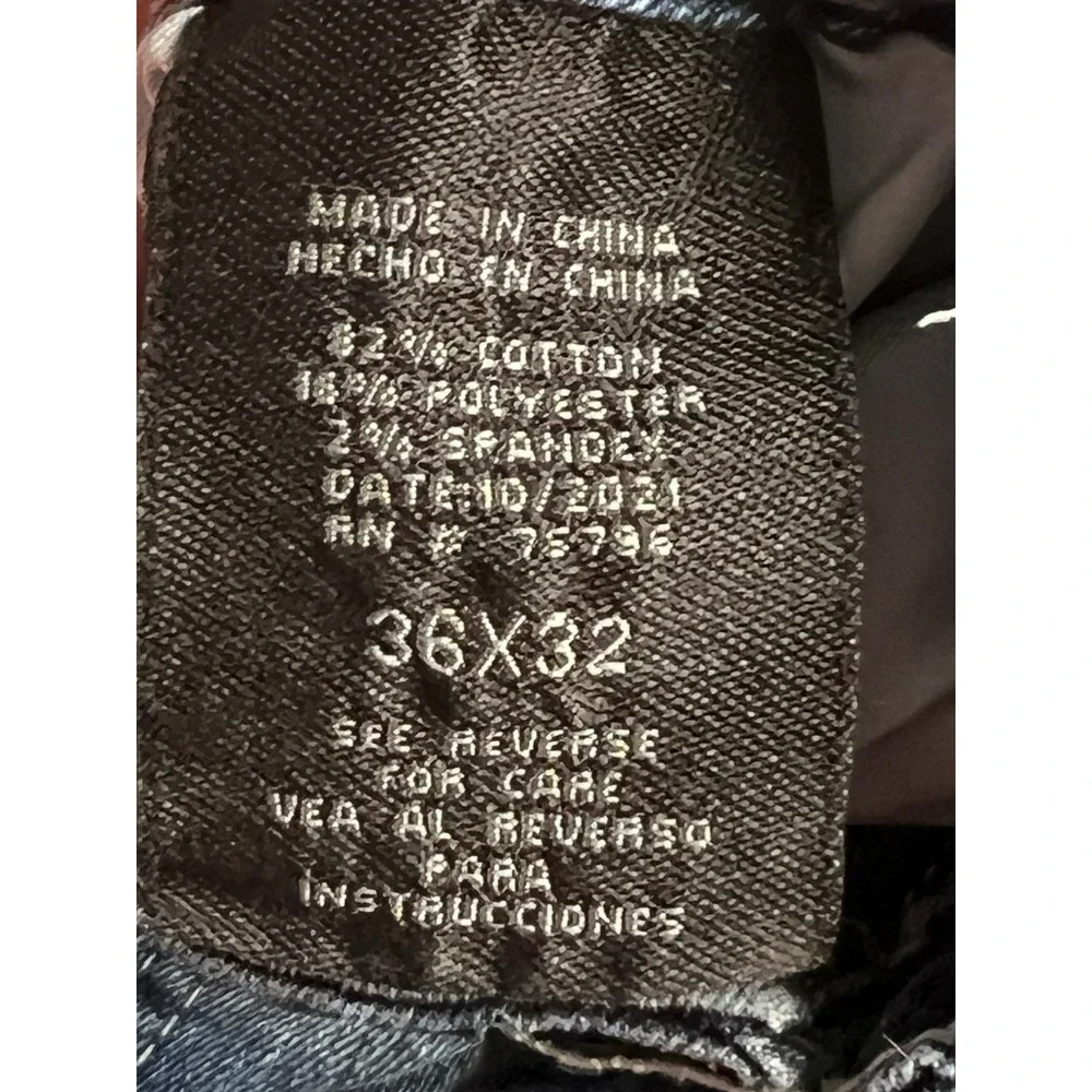 Waimea Jeans Mens Size 36x40 Blue‎ Skinny Fit Washed Denim Distressed Spotted